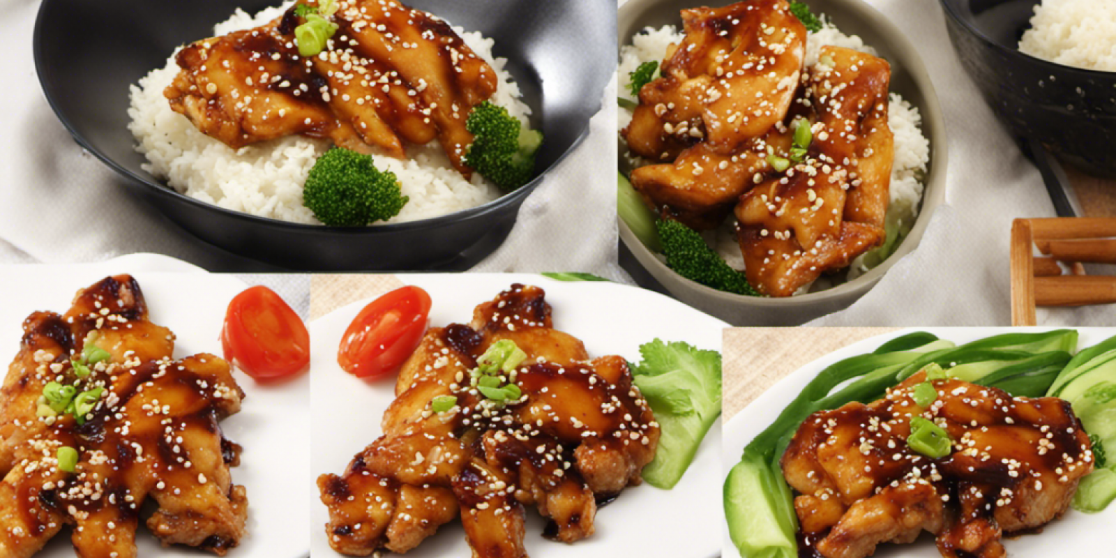 Hähnchen mit Teriyaki Sauce Rezept