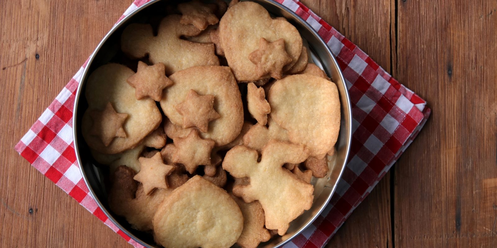 Einfache Weihnachtsplätzchen