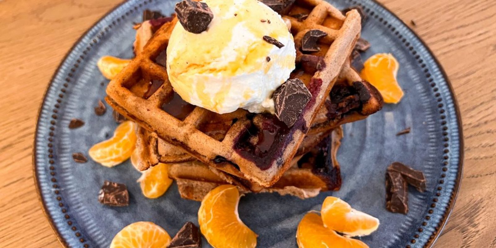 Waffelkuchen mit Mandarinen Rezept