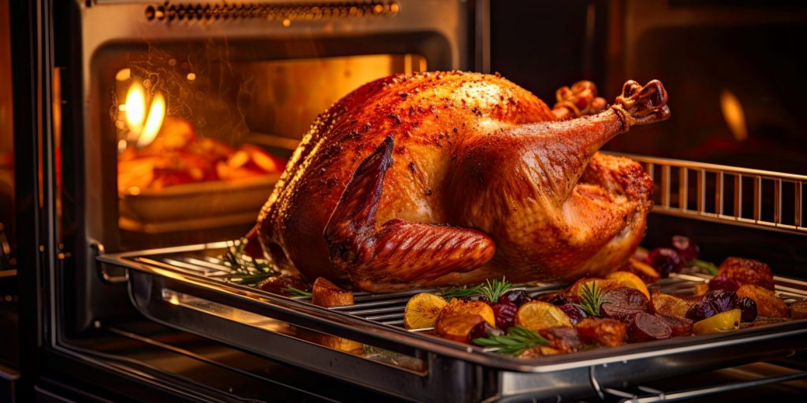 Weihnachtsessen für 10 Personen aus dem Backofen