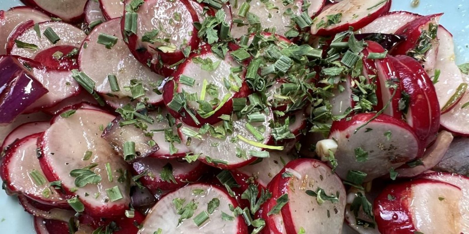 Einfacher Radieschensalat