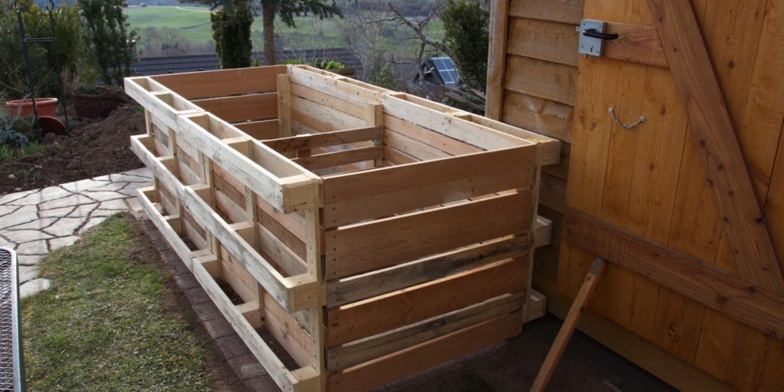 Hochbeet selber bauen Holz