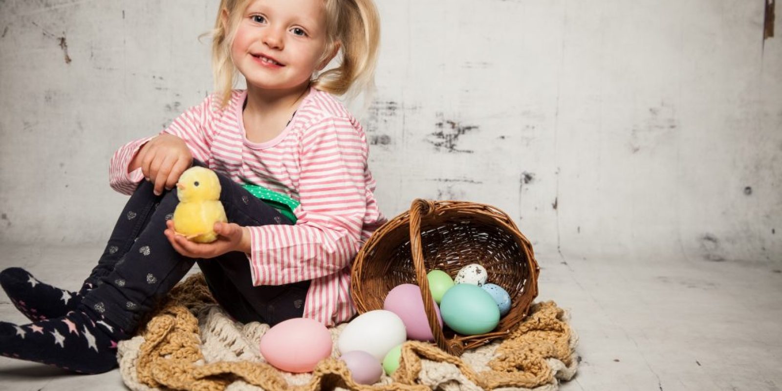 Osterbasteln mit Kleinkindern