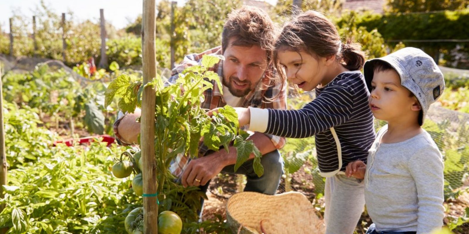 Familienzeit im Garten