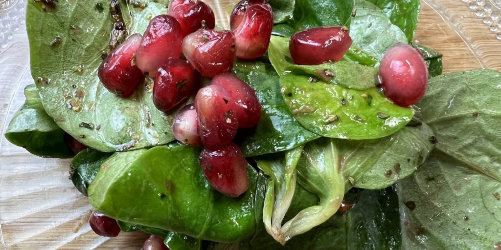 Feldsalat mit Granatapfel