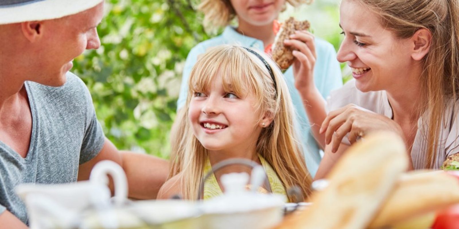 Frühstück im Grünen