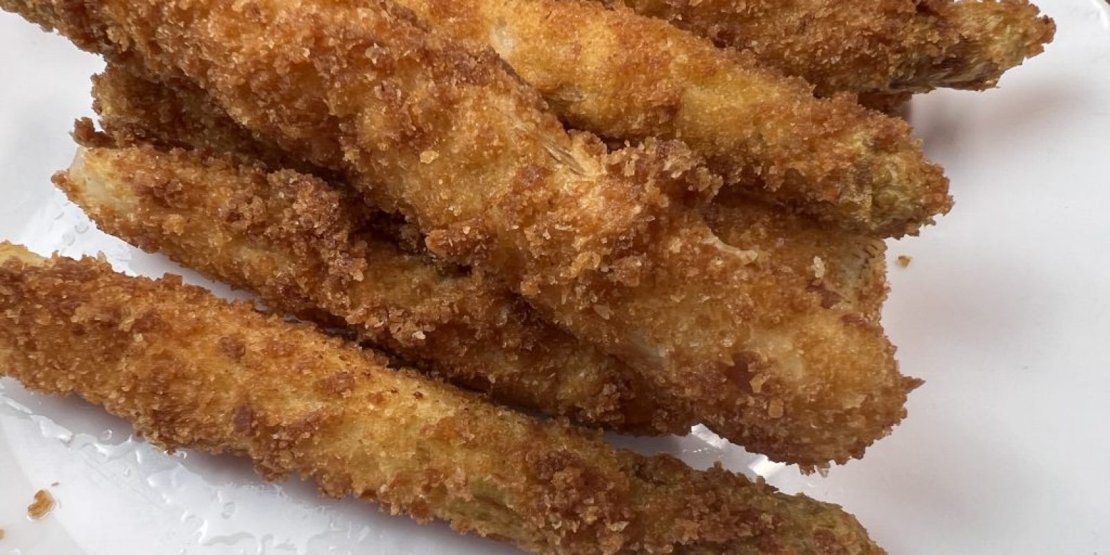 Gebackener Spargel - Spargel der frittiert ist