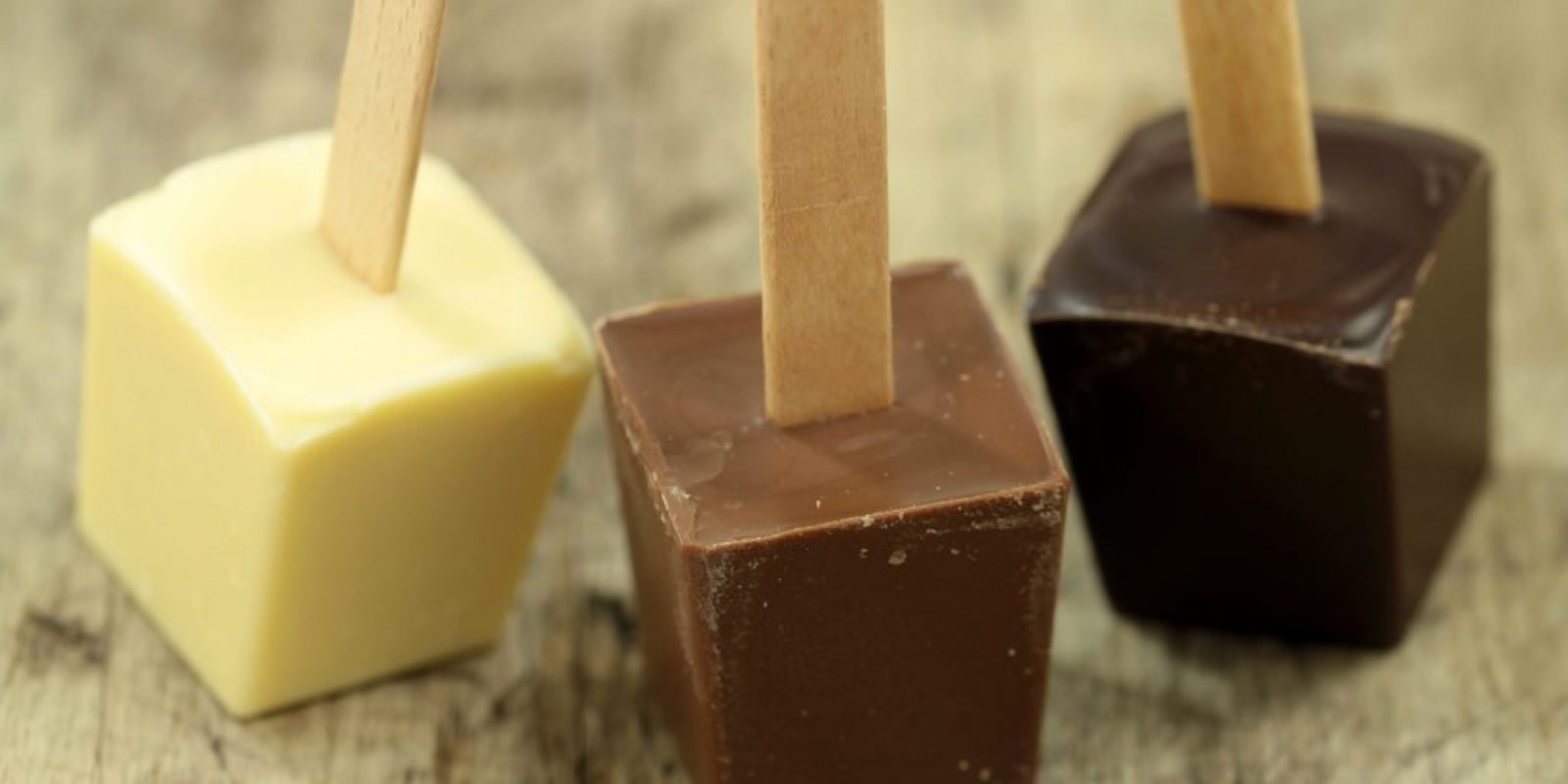 Trinkschokolade am Stiel