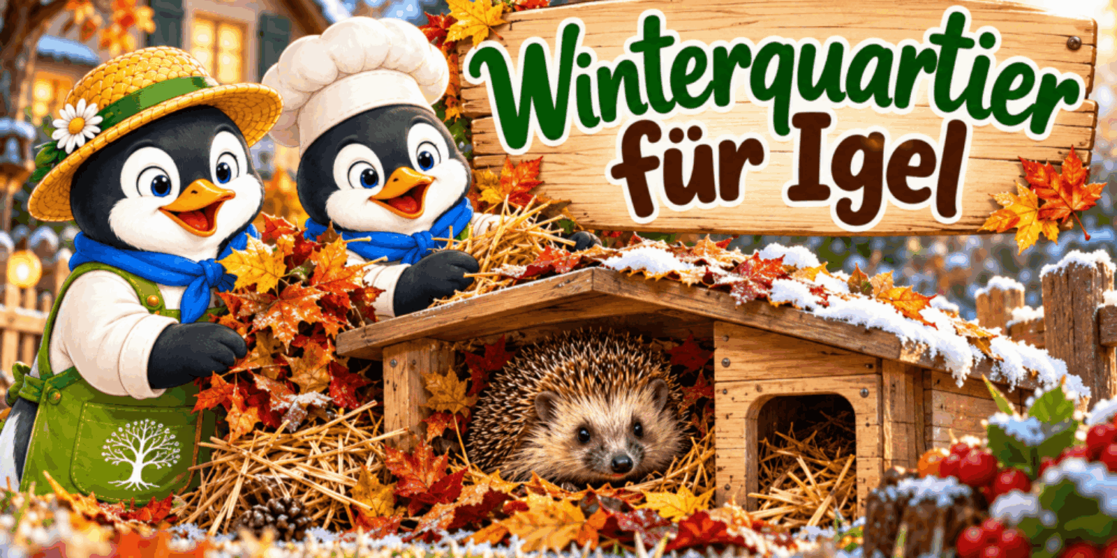 Winterquartier für Igel