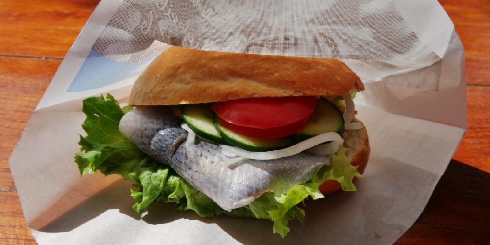 Fischbrötchen mit Bismarckhering