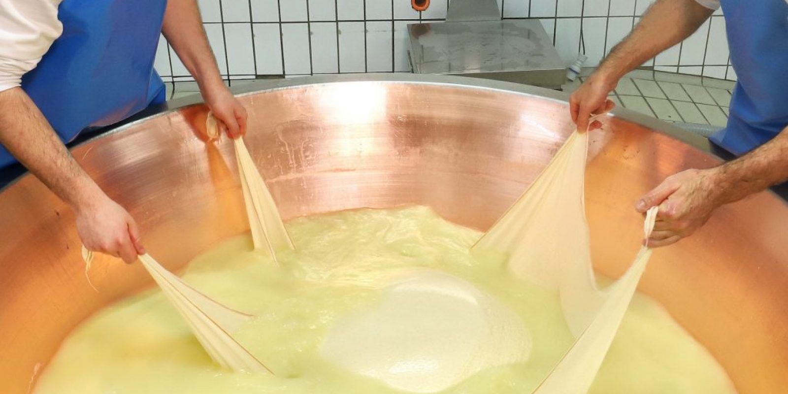 Parmigiano Reggiano-Käse Herstellung