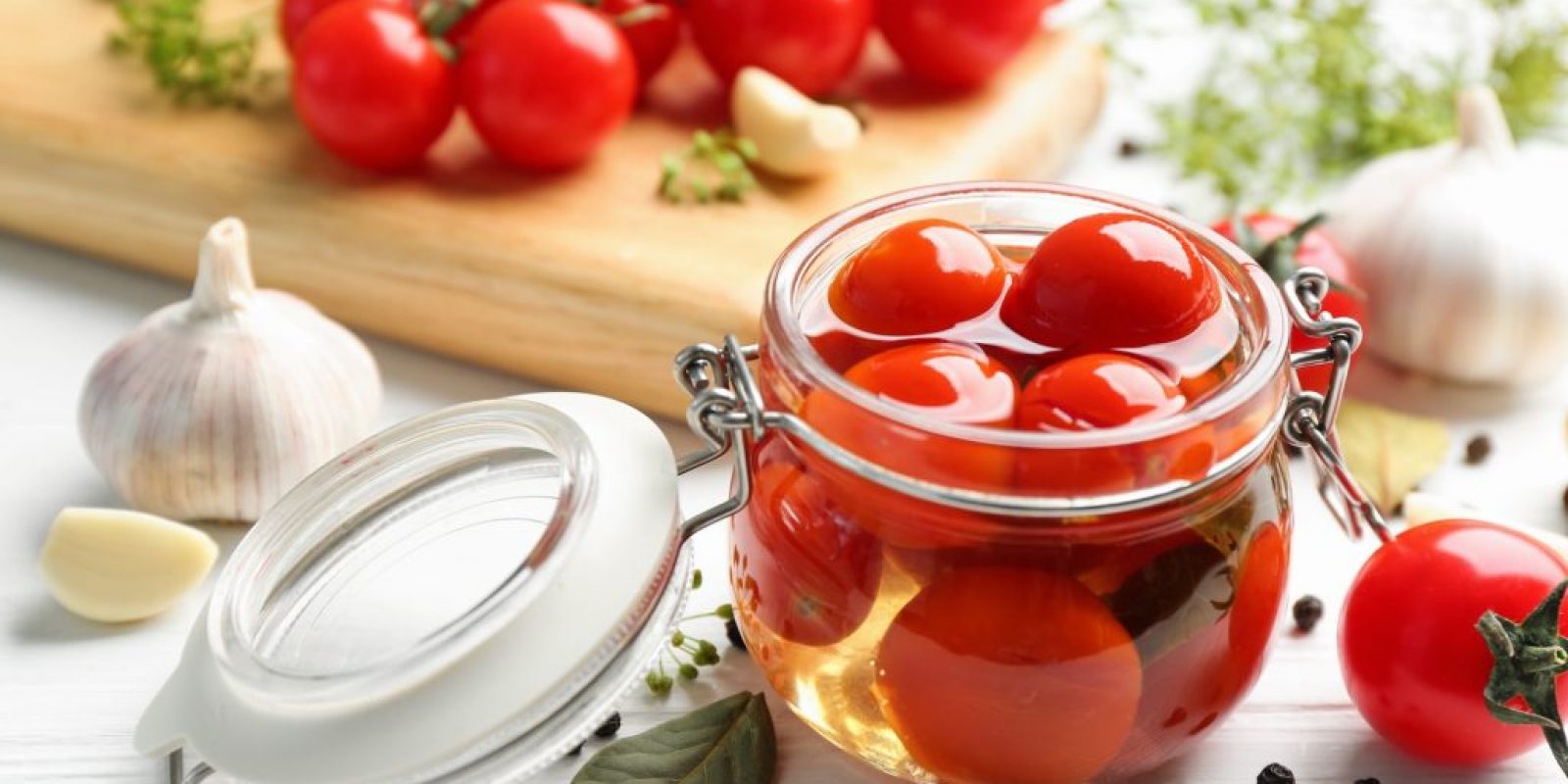 Eingelegte Kirschtomaten