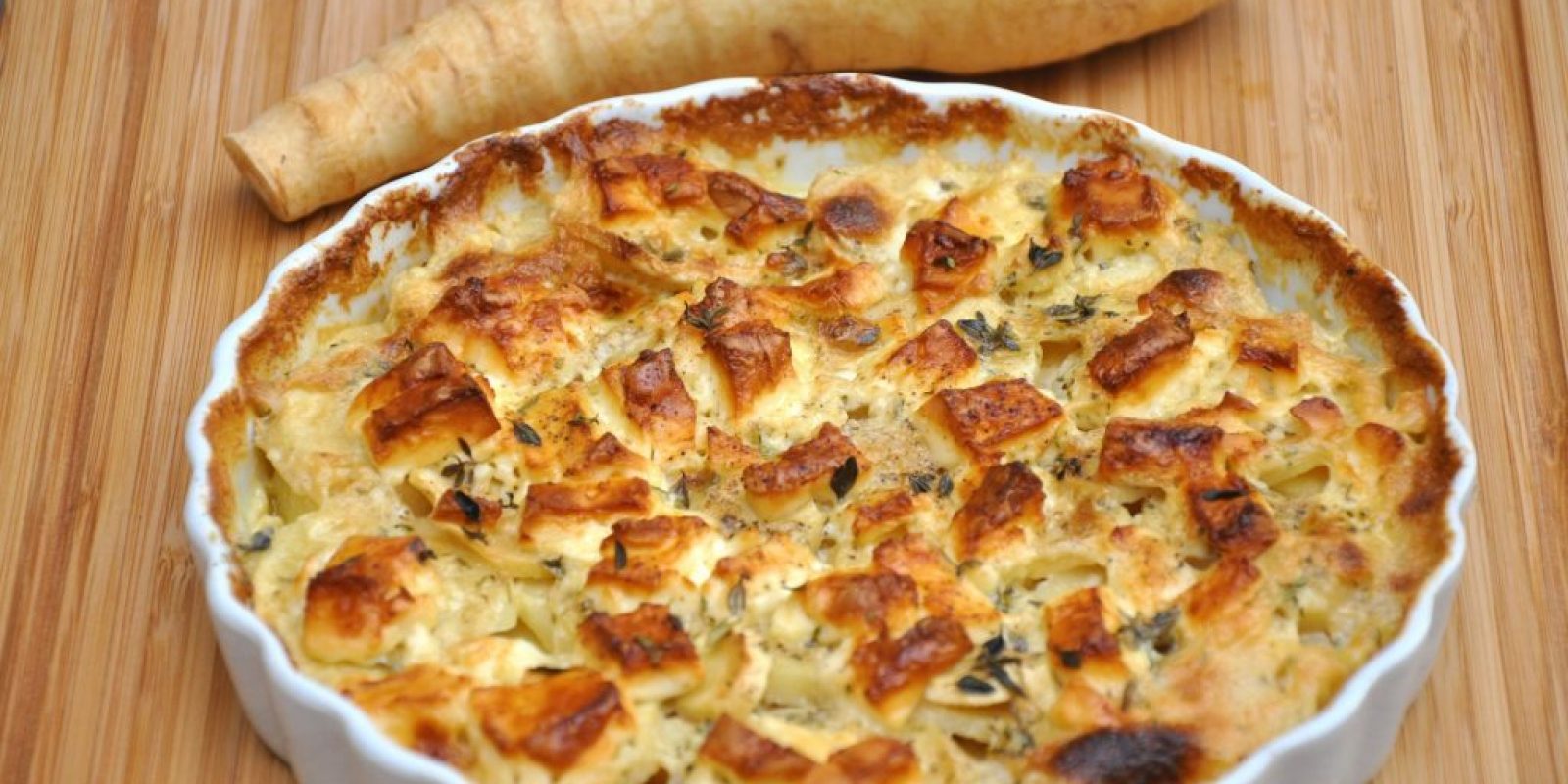Pastinaken Gratin