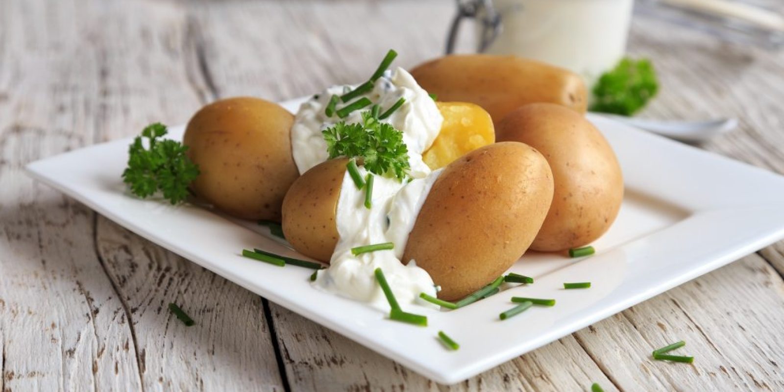 Pellkartoffeln mit Quark