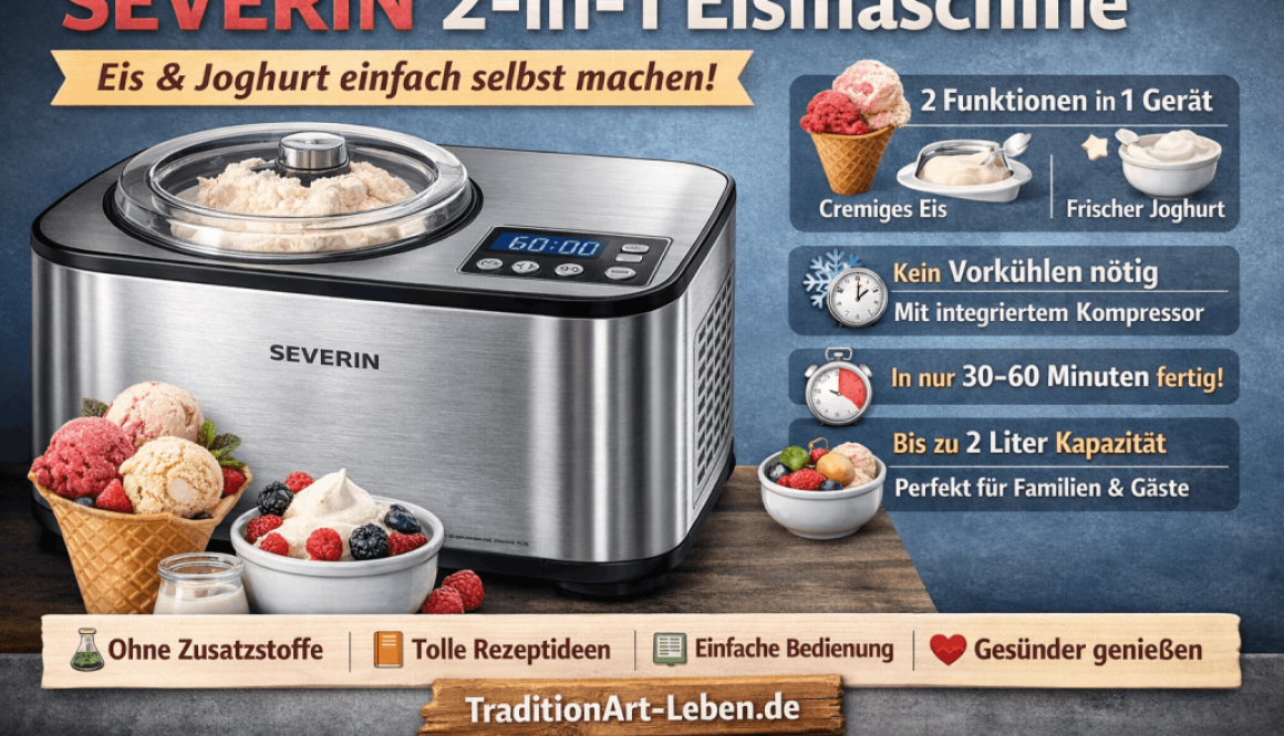 SEVERIN 2-in-1 Eismaschine