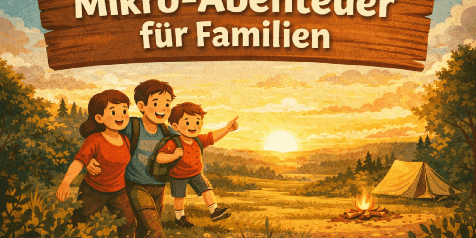 Abenteuer vor der Haustür - Mikro-Abenteuer für Familien