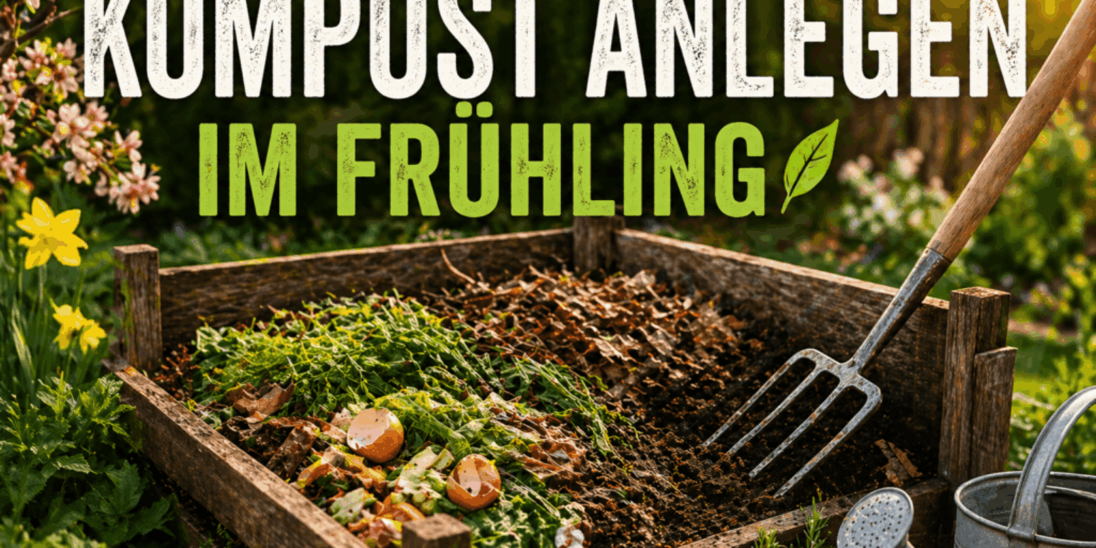 Kompost richtig anlegen im Frühling