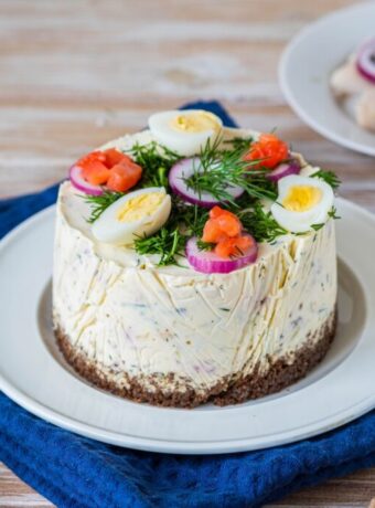 Schwedische Smörgåstårta zu Ostern
