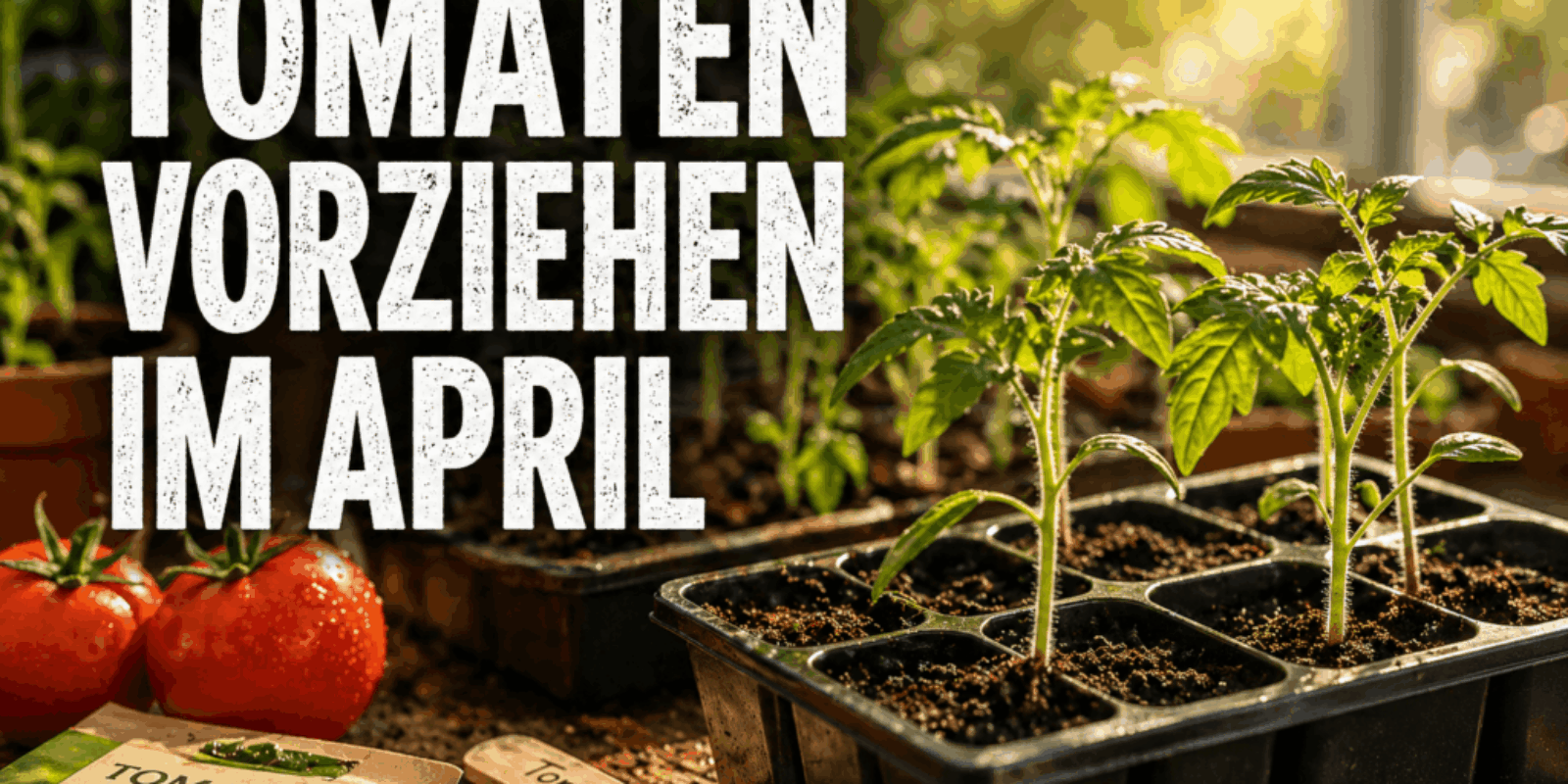 Tomaten vorziehen im April