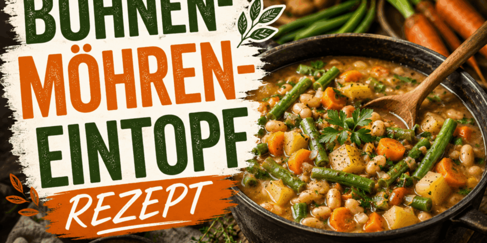 Bohnen-Möhren-Eintopf Rezept