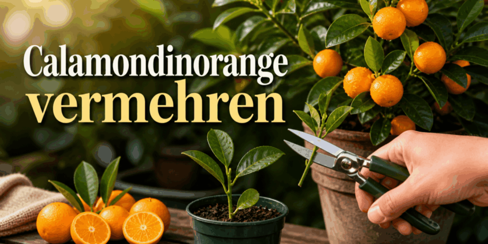 Calamondinorange vermehren