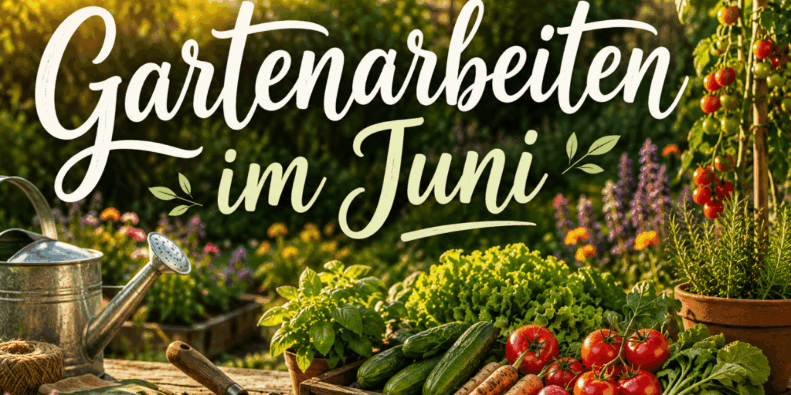 Die wichtigsten Gartenarbeiten im Juni