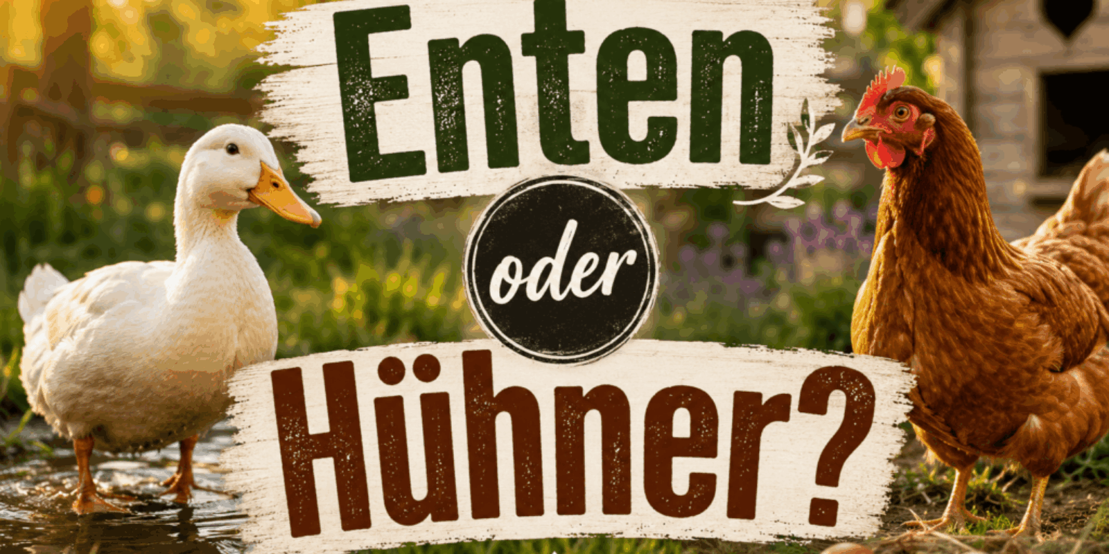 Enten oder Hühner?