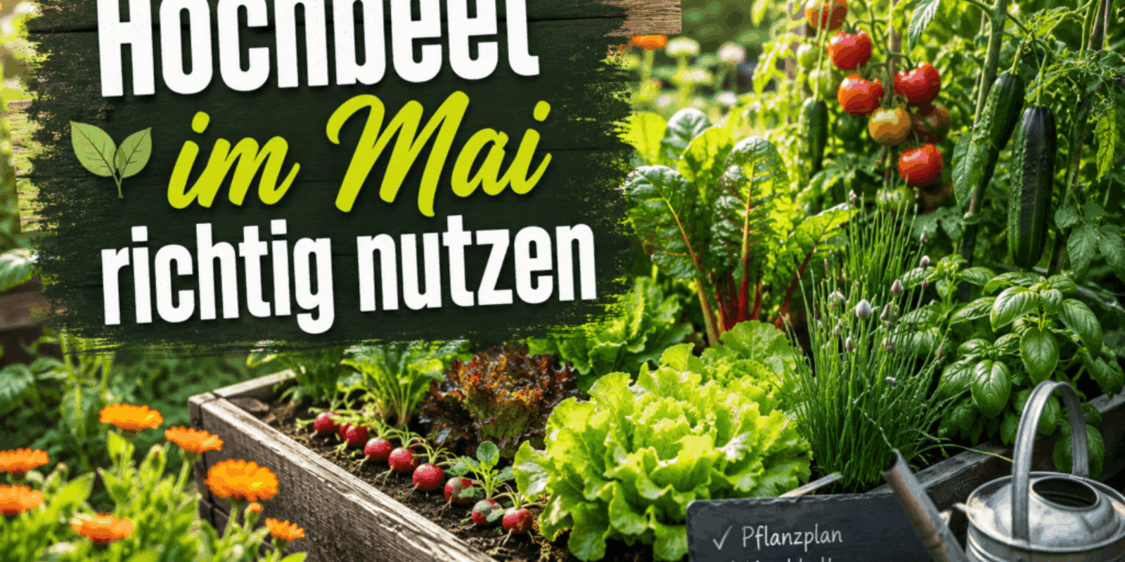 Hochbeet im Mai richtig nutzen