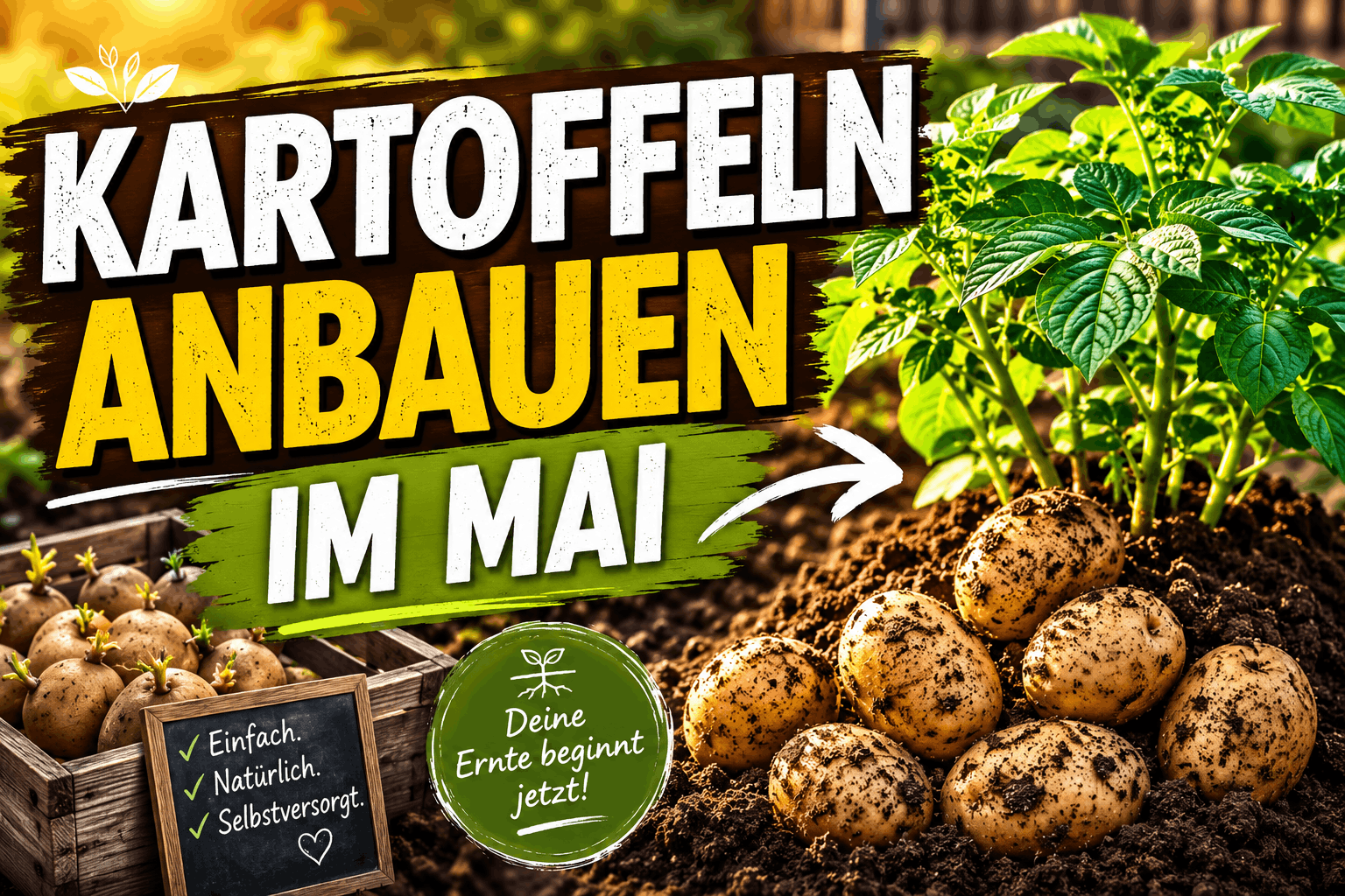 Kartoffeln anbauen im Mai Kartoffeln anbauen im Mai
