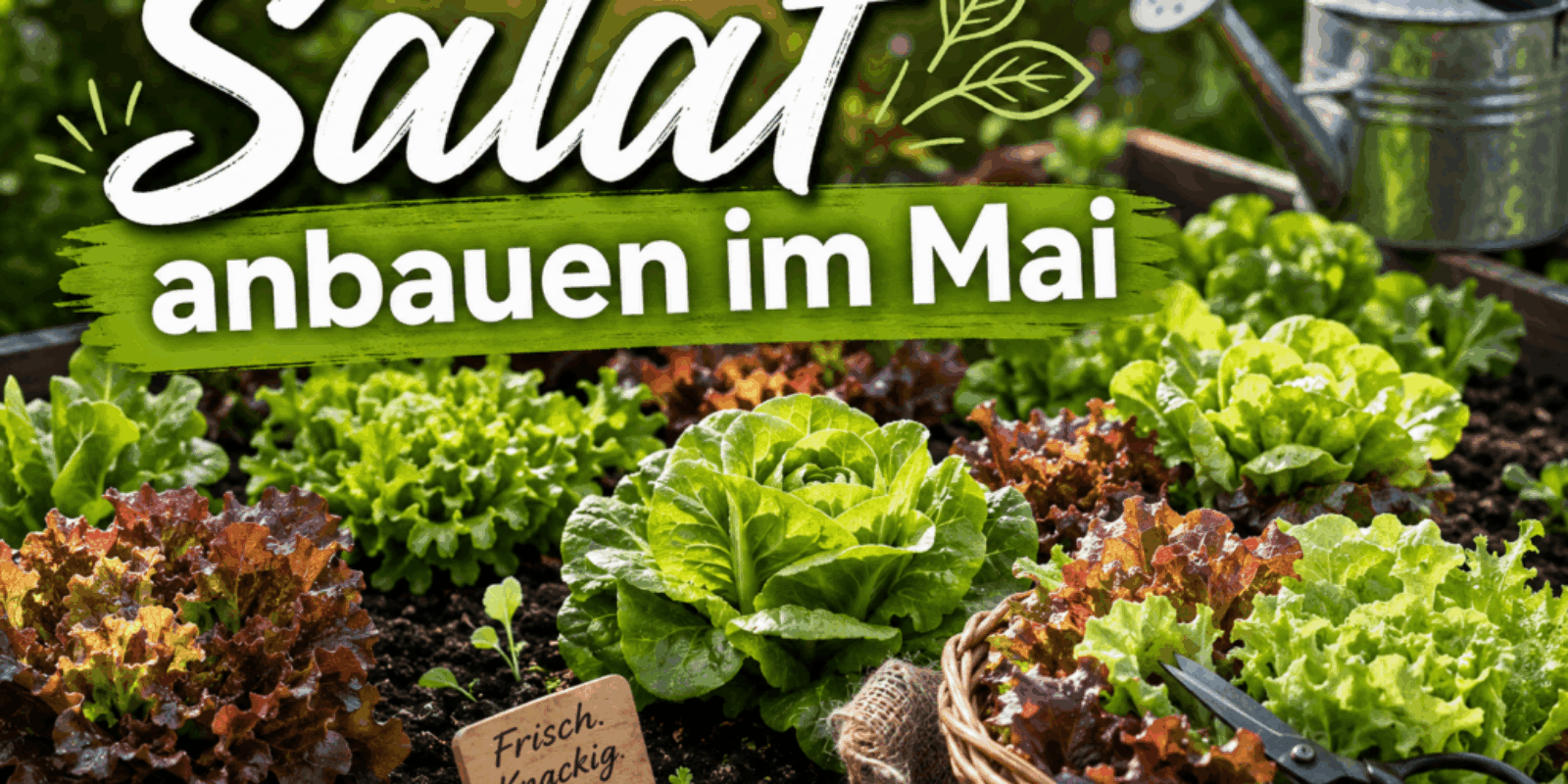 Salat anbauen im Mai