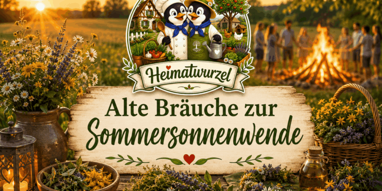 Alte Bräuche zur Sommersonnenwende