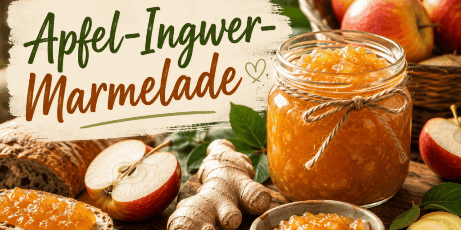 Apfel-Ingwer-Marmelade