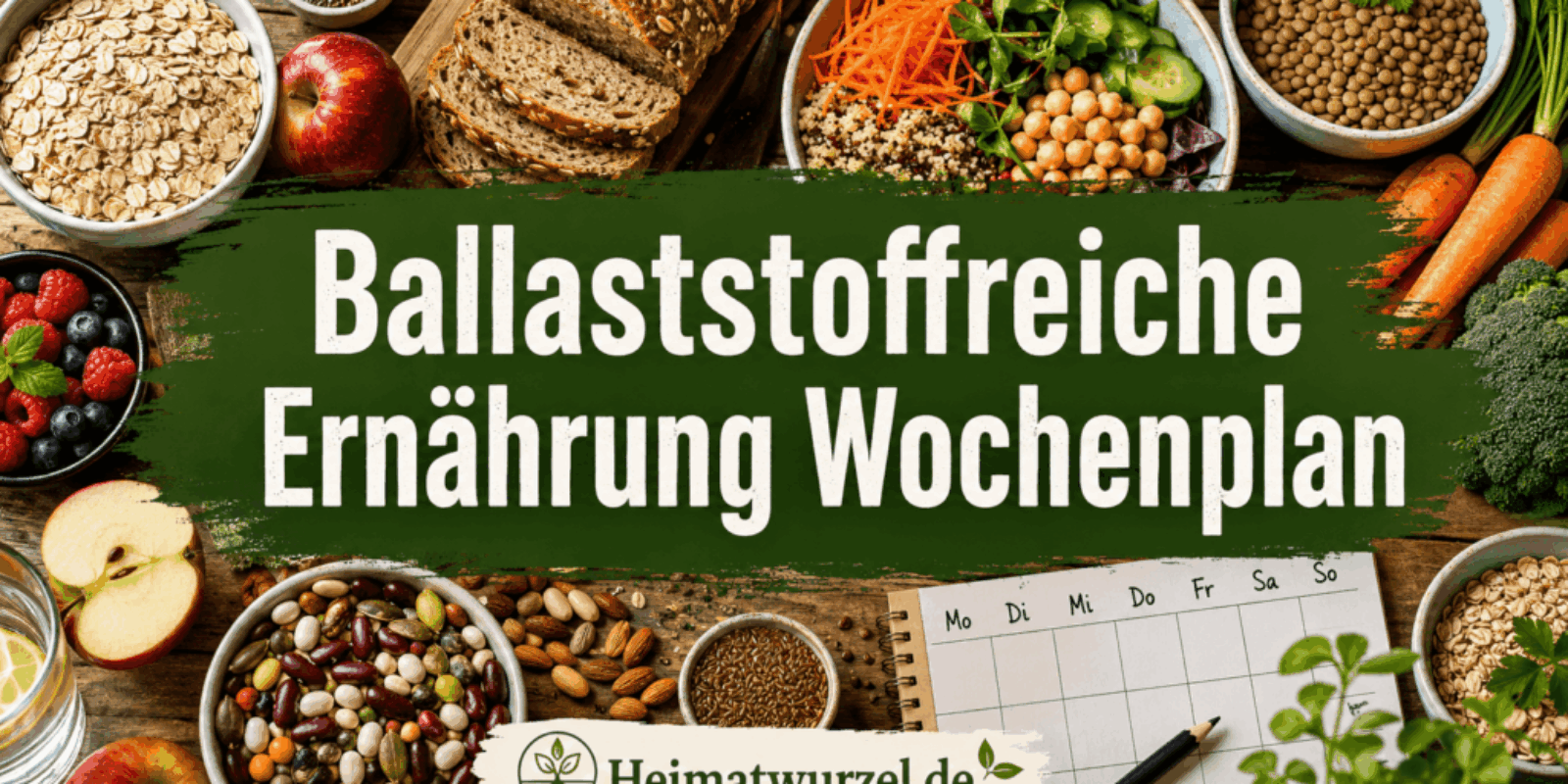 Ballaststoffreiche Ernährung Wochenplan