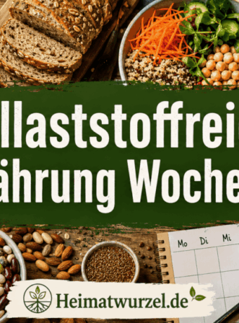 Ballaststoffreiche Ernährung Wochenplan