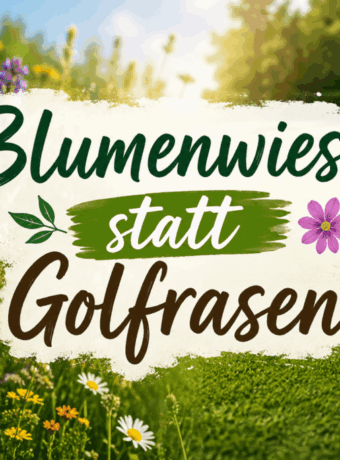 Blumenwiese statt Golfrasen