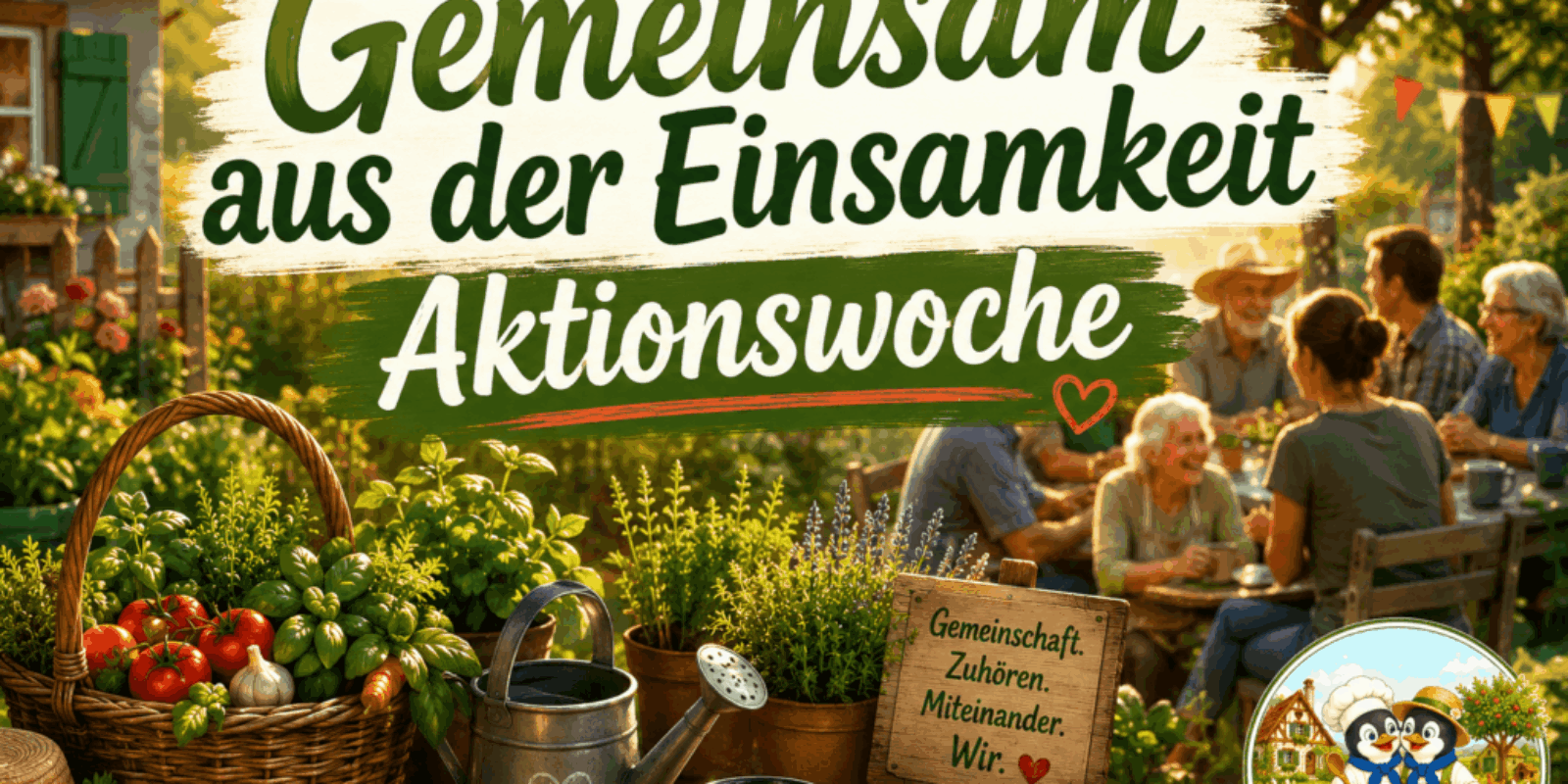 Gemeinsam aus der Einsamkeit Aktionswoche
