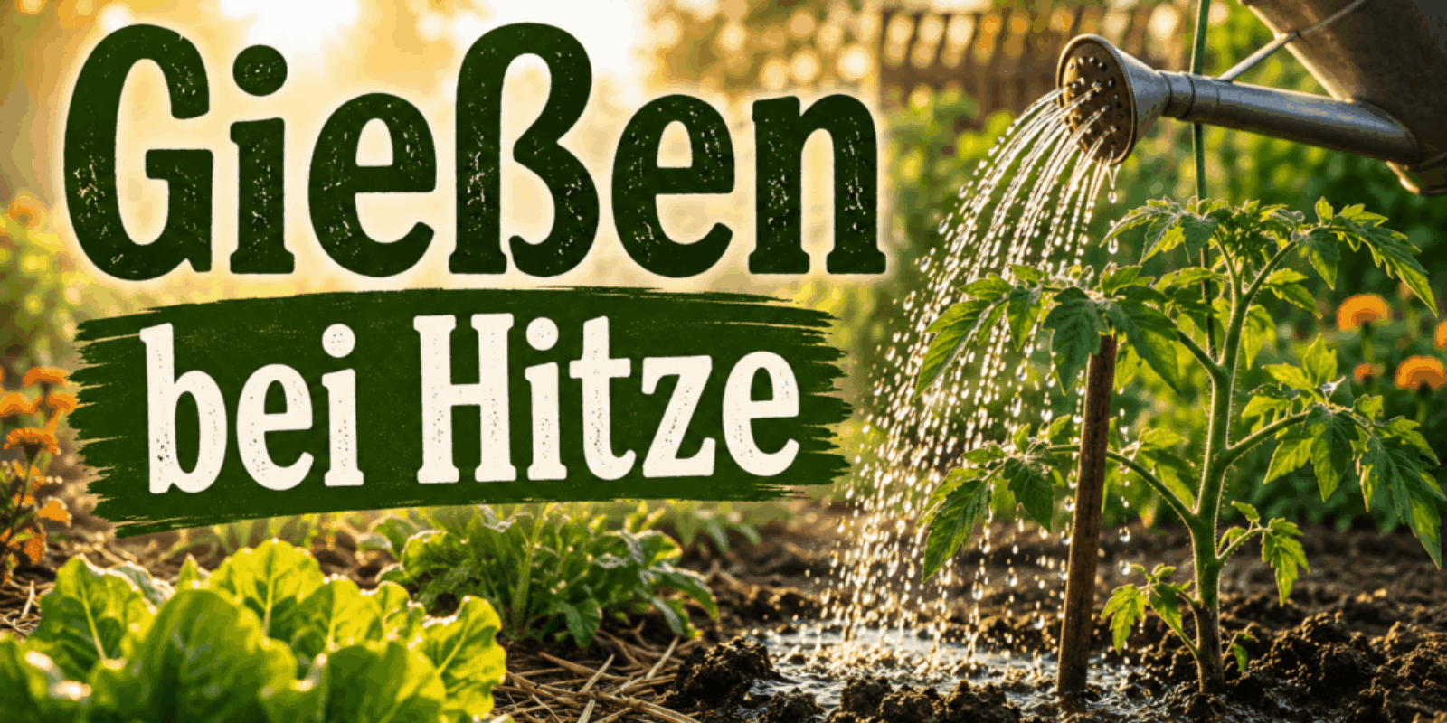 Gießen bei Hitze