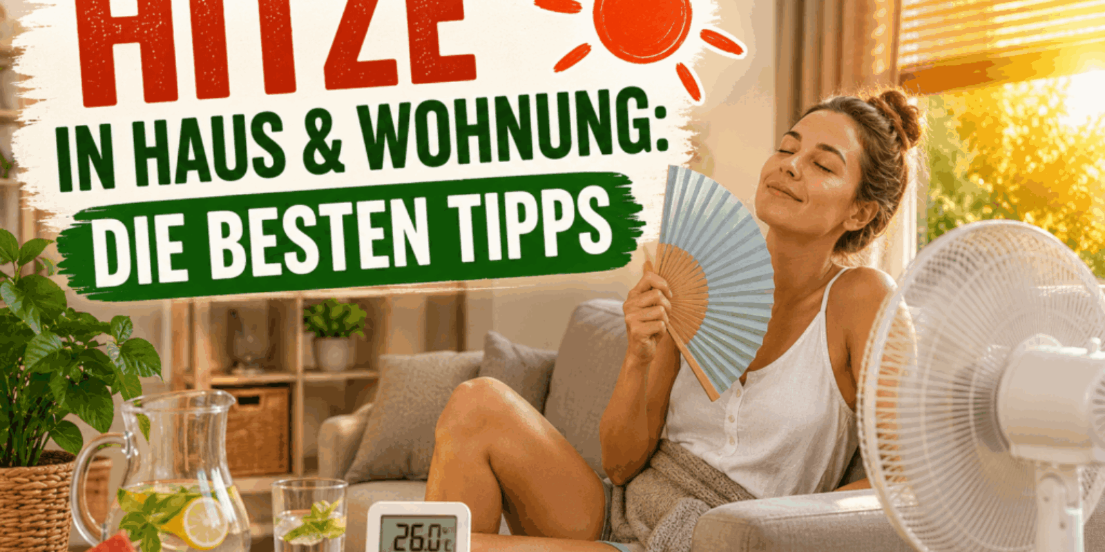 Hitze in Haus & Wohnung: Die besten Tipps