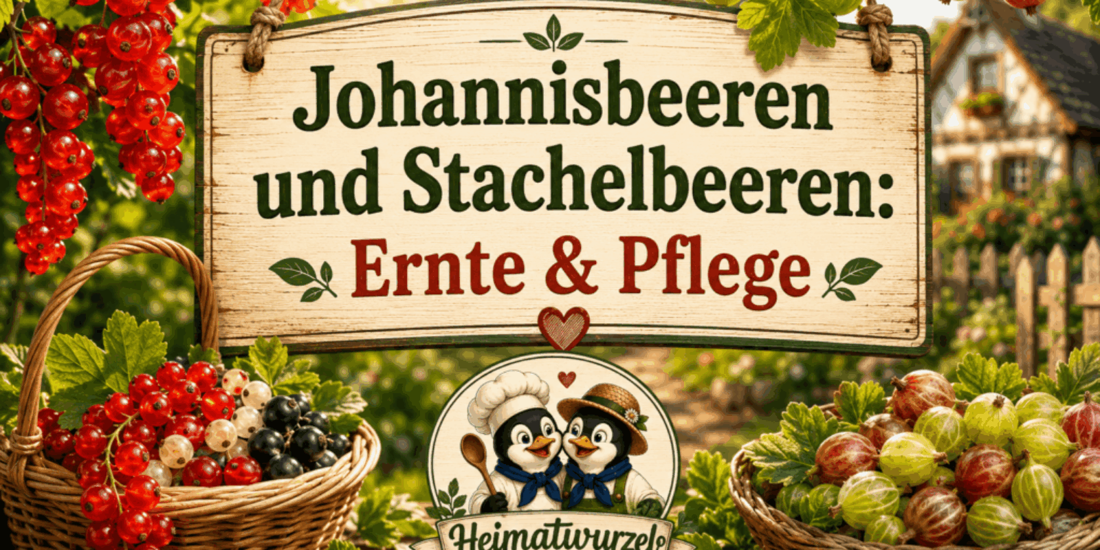 Johannisbeeren und Stachelbeeren: Ernte und Pflege