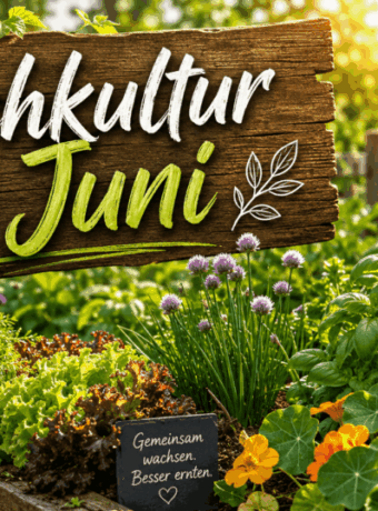 Mischkultur im Juni
