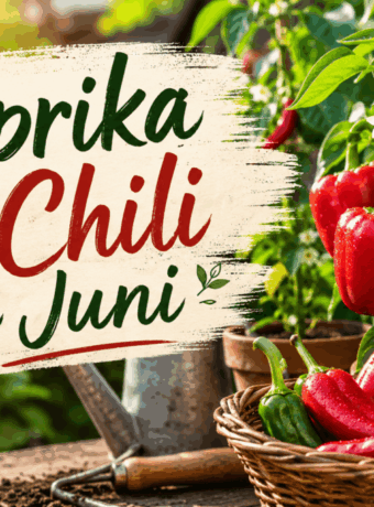 Paprika und Chili im Juni