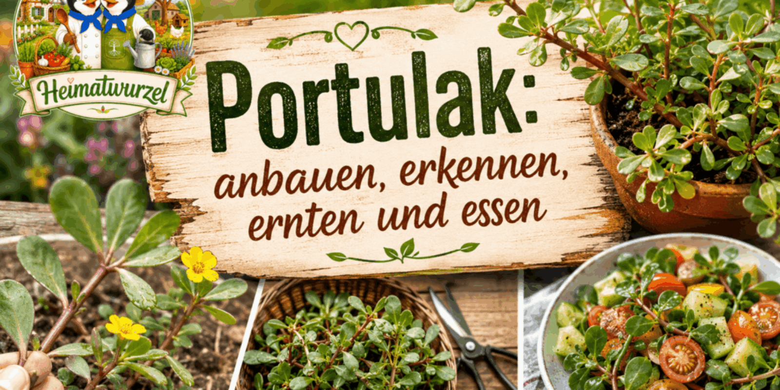 Portulak anbauen, ernten & essen