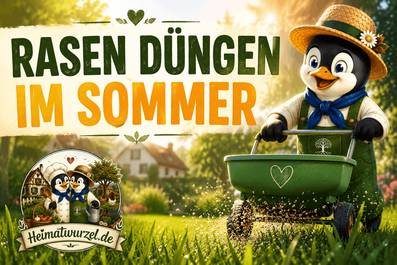 Rasen düngen im Sommer Rasen düngen im Sommer