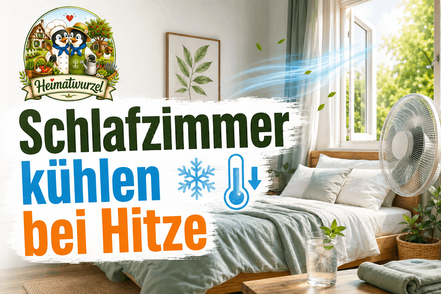 Schlafzimmer kühlen bei Hitze Schlafzimmer kühlen bei Hitze