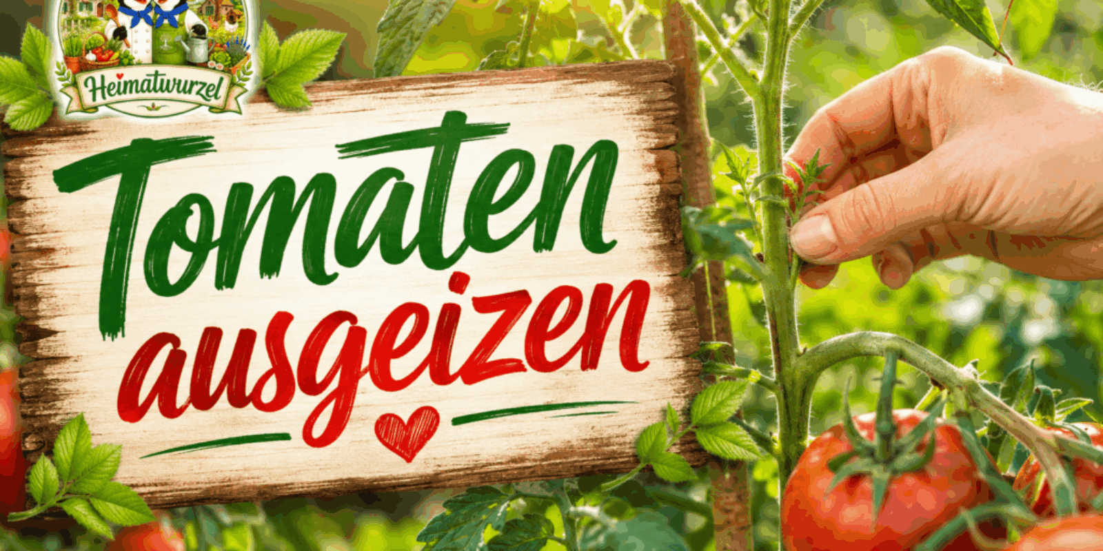 Tomaten ausgeizen