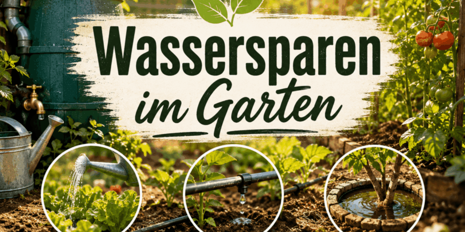 Wassersparen im Garten
