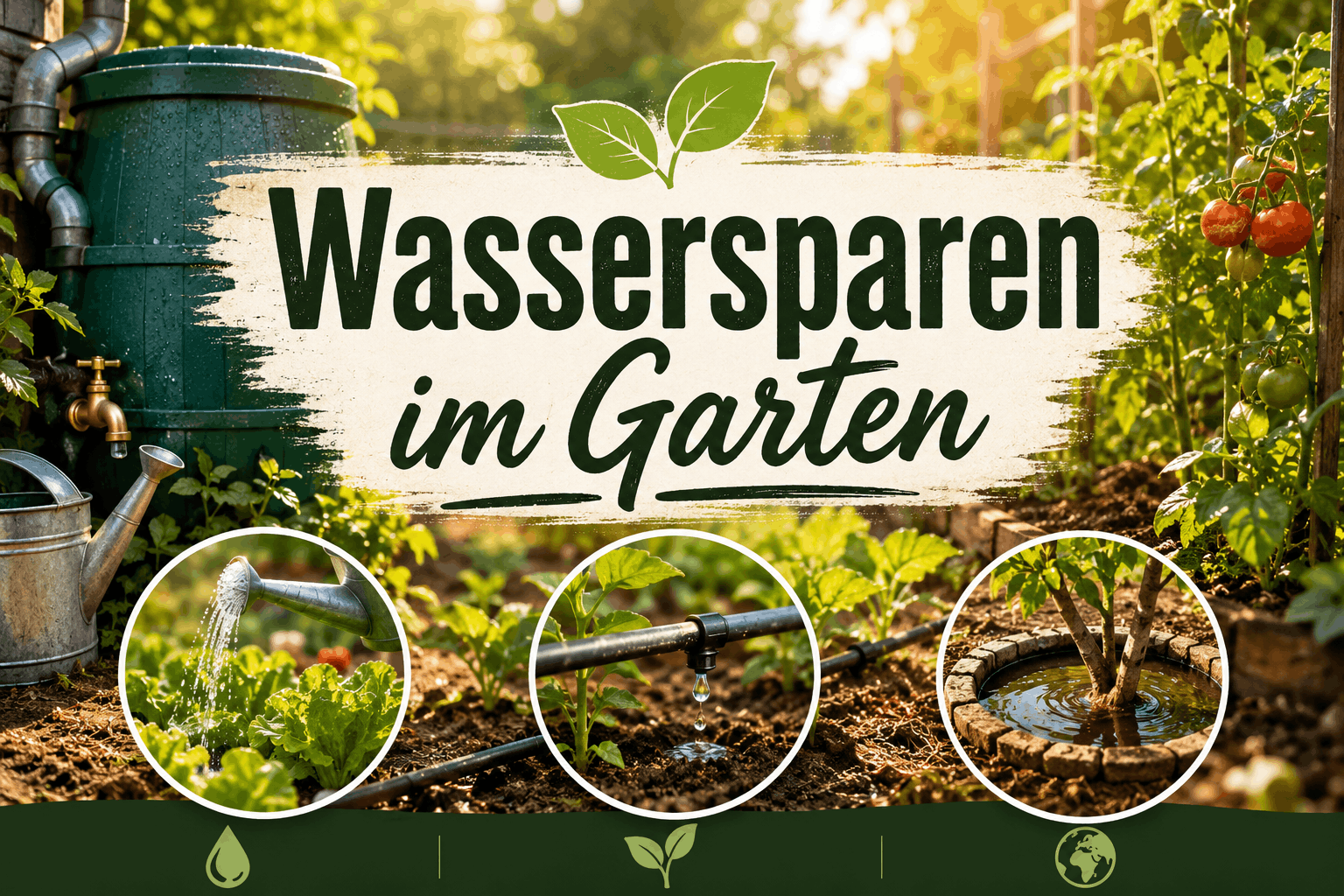 Wassersparen im Garten Wassersparen im Garten