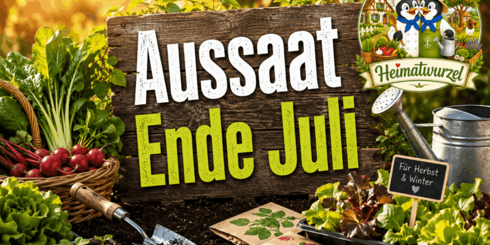 Aussaat Ende Juli