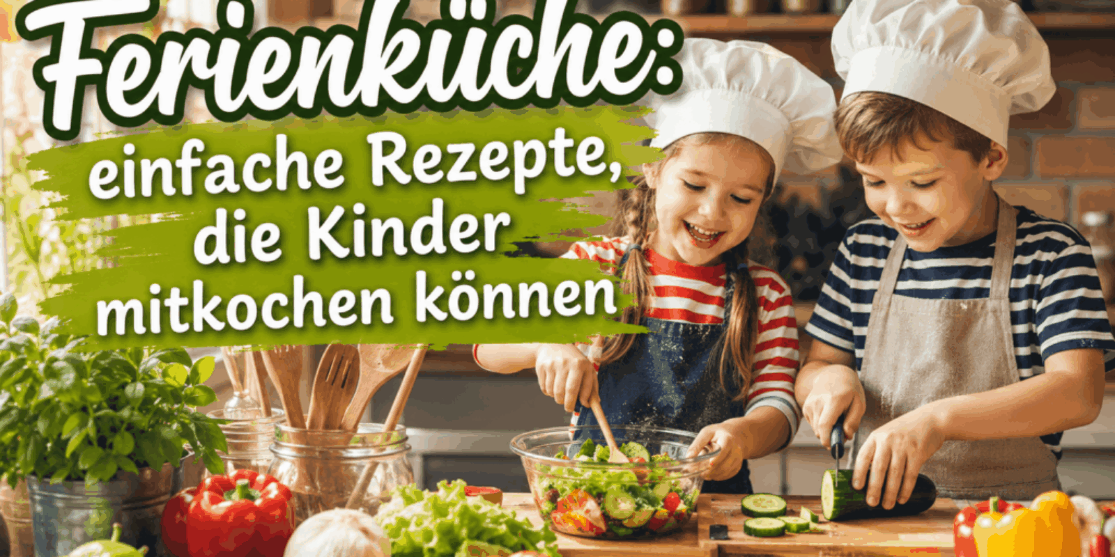 Ferienküche: einfache Rezepte, die Kinder mitkochen können