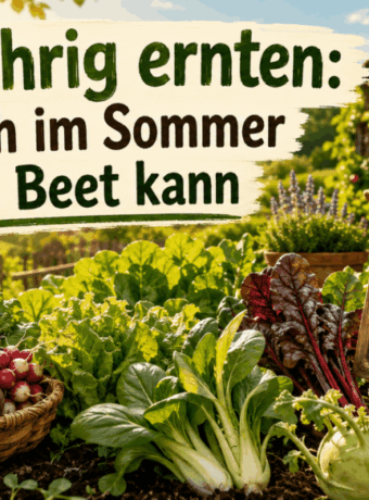 Ganzjährig ernten: Was auch im Sommer noch ins Beet kann